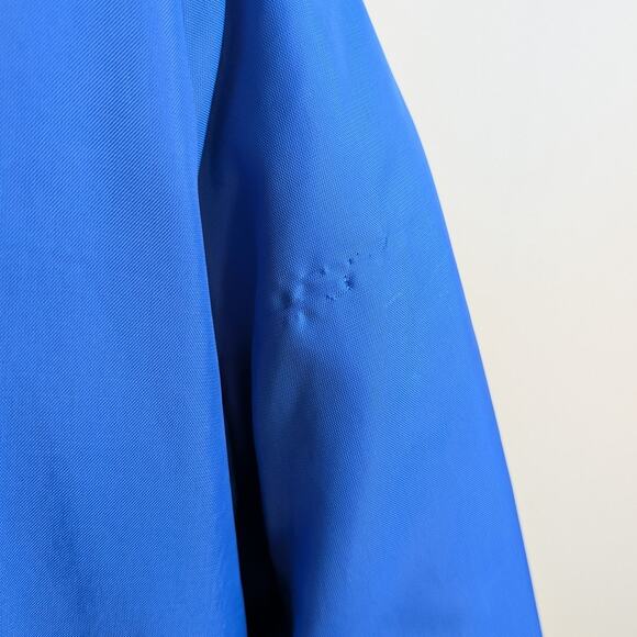 Vintage Blue Varsity Bomber Jacket Preppy Liberty Drill Team Sporty Coat Medium - Picture 16 of 16